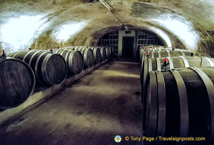 Wine cellar at Dr. Pauly Bergweiler